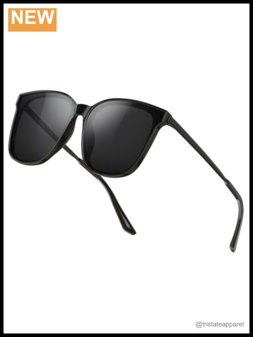 Oversized Polarized Sunglasses UV400 Lightweight Retro Shield Full Coverage